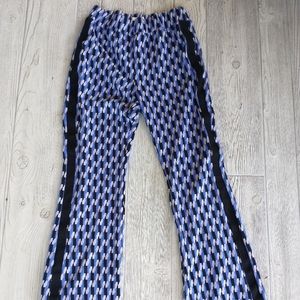 Maeve By Anthropologie Kick-flare Pants Black/Blue Size Small
